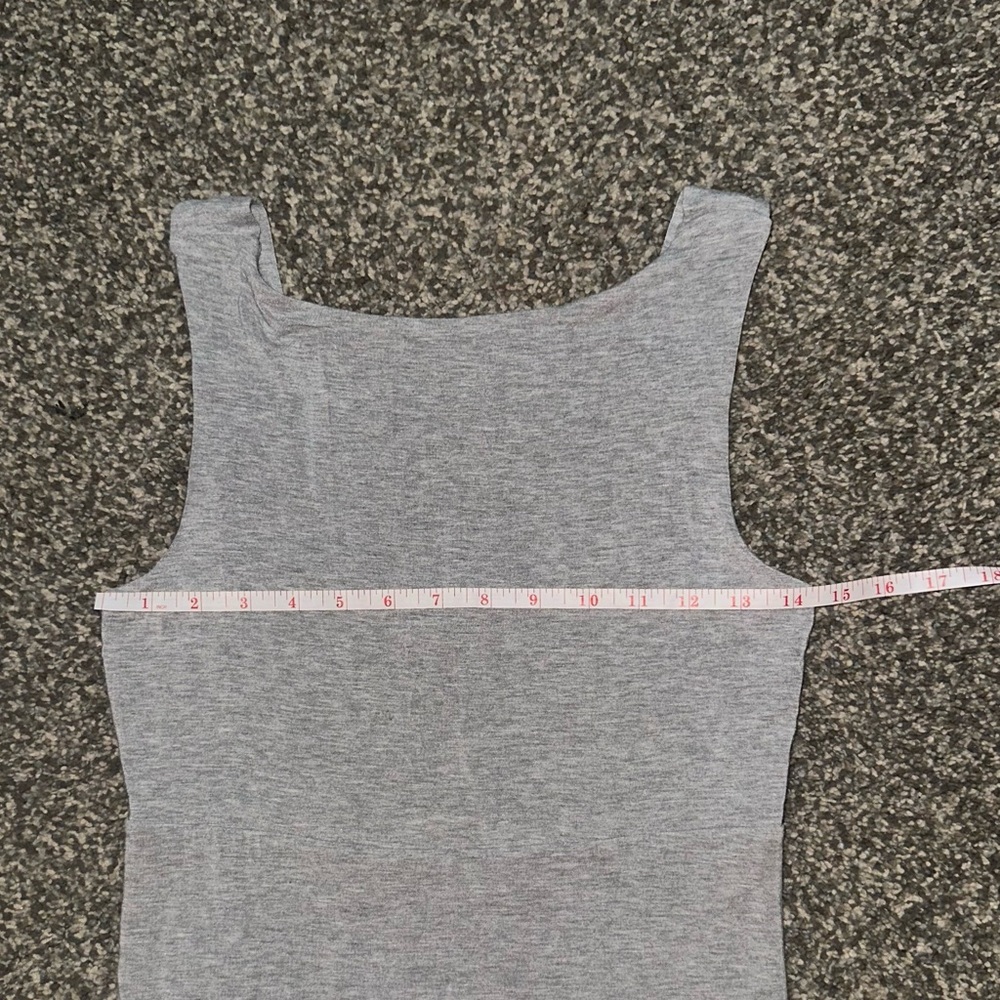 Athleta • Women’s Heather Gray Sleeveless Santorini Midi Dress Sz XS Casual - Picture 9 of 14